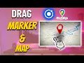 Ionic Change location in Google Maps by Dragging Marker and Map