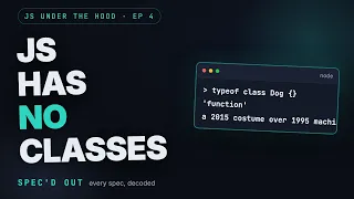JavaScript Prototypes What class Really Is JS Under the Hood