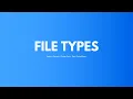 File Types and Real-World Use Cases Data Fundamentals for Beginners