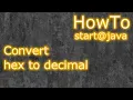 Java Program for Hexadecimal to Decimal Conversion