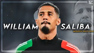 william saliba 2024 the defending monster tackles u0026 goals 