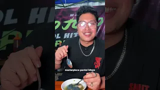 BAKSO HITAM!!! ini gaes salah satu kuliner unik yaitu Bakso Jowo Mandiri yg pentolnya berwarna hitam
