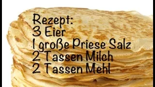 Leckere Pfannkuchen backen - Ganz egal ob man Pfannkuchen, Pfannekuchen oder Eierkuchen sagt, sie si. 