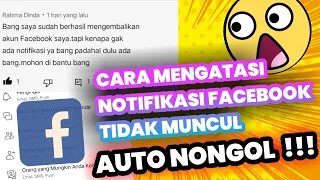 Download cara mengaktifkan pemberitahuan facebook yang tidak muncul || notifikasi facebook MP3