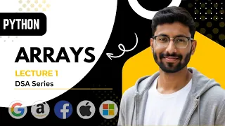DSA in Python Array Basics Day 1 Min Max Sum Average Explained