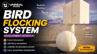 creating a realistic bird flocking system in unreal engine dev log 1