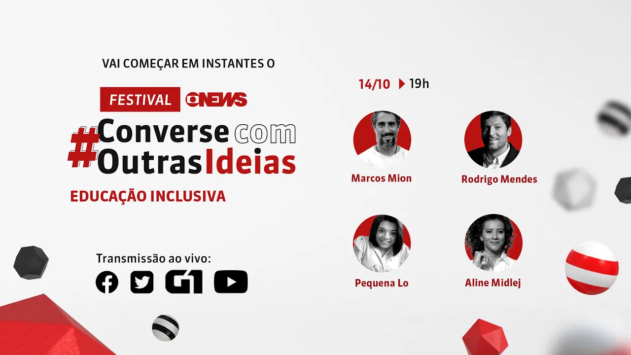 Marcos Mion, Pequena Lo e Rodrigo Mendes | Converse Com Outras Ideias 14/10 | GloboNews