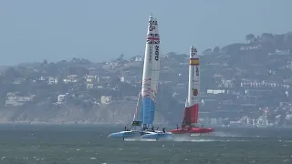 Exclusive: SailGP March 23.22 Practice plus Sir Ben Ailslie Hannah Mills “Protect Our Future”