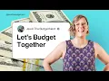 Budget With Me AD -Friendly Zero-Based Budgeting Using EveryDollar Debt-Free Tips Body Doubling