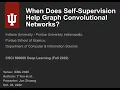 ICML 2020 When Does Self-Supervision Help Graph Convolutional Networks