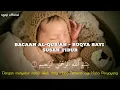 Download Lagu Bacaan Al Quran Untuk Bayi Susah Tidur   Ayat Ruqyah Bayi