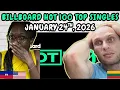 Lagu REACTION TO Billboard Hot 100™ Top Singles This Week (January 24th, 2026)