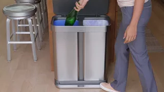 recycle smarter dual compartment step can