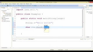 Java String Method charAt