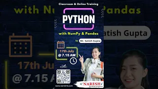 Python Training By Mr Satish Gupta NareshIT