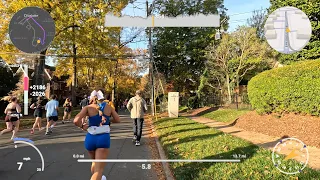 Charlotte Marathon Running 2025 4K x Half Marathon