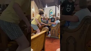 This Kid Is So Funny At The Church 