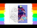 How to Color Planets Coloring Page