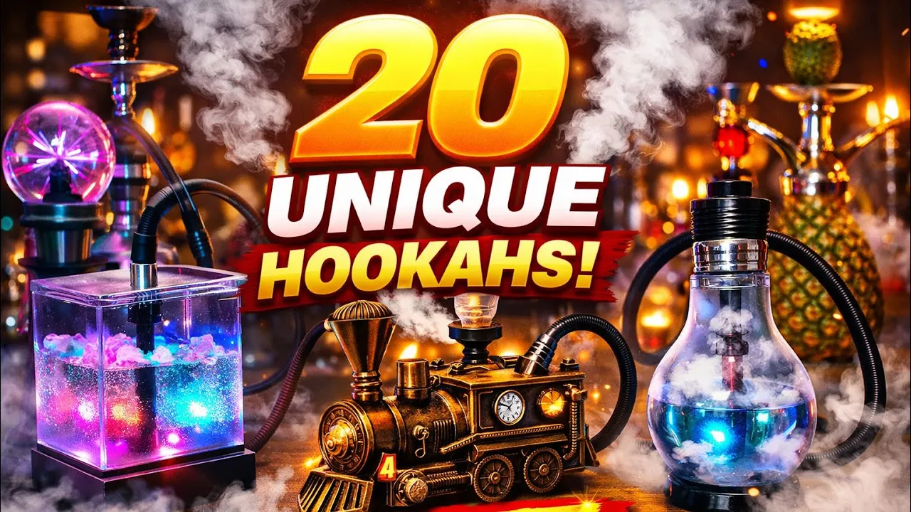 20 Most Creative Hookah Designs Ever | Amazing Collection