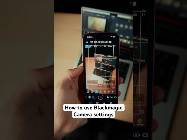 How to use Blackmagic Camera settings