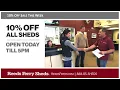 Reeds Ferry Sheds Spring 10 Off Sale
