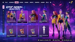 THE KPOP DEMON HUNTERS ARE BACK! Fortnite Item Shop [September 1st, 2026]
