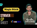Magic Stick Striver CP Sheet Codeforces Competitive Programming
