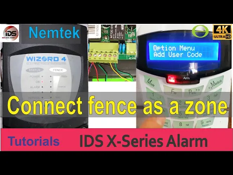 Download MP3 How to connect your Nemtek electric fence energizer as a zone on your IDS X-series alarm panel.