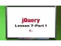 jQuery - Lesson 7-Part 1 c
