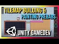 Building Tilemap Game Levels and Painting GameObjects Unity 2D Gamedev Tutorial