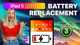 iPad 5 2017 battery replacement - How to change battery on iPad repair guide