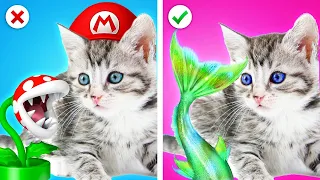 MARIO’s DIY MAGIC PET GADGETS! 🔧✨ @CraftyPandaHOW