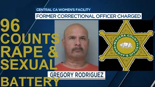 FORMER CORRECTIONAL OFFICER CHARGED 96 COUNTS RAPE SEXUAL BATTERY
