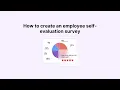 How to create an employee self-evaluation form