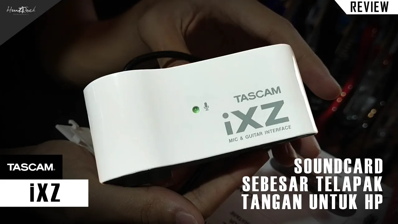 Guitar/Mic Interface for iPhone/iPad/Android -Tascam iXZ Microphone & Guitar Interface