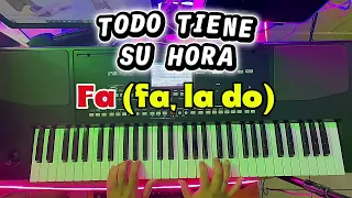 Todo tiene su hora / Acordes para piano / Juan Luis Guerra