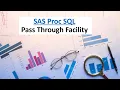 SAS PROGRAMMING ONLINE TUTORIAL PROC SQL 02