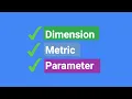 Dimensions Metrics Advanced Parameter Controls Explained