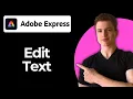 How To Edit Text In Adobe Express Full Guide