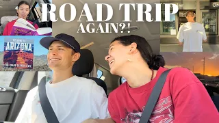 ROAD TRIP!! again?! | weekend trip, surprise gift, and ofc seeing our favorite people!!