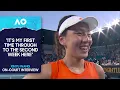 Xinyu Wang On-Court Interview Australian Open 2026 Third Round