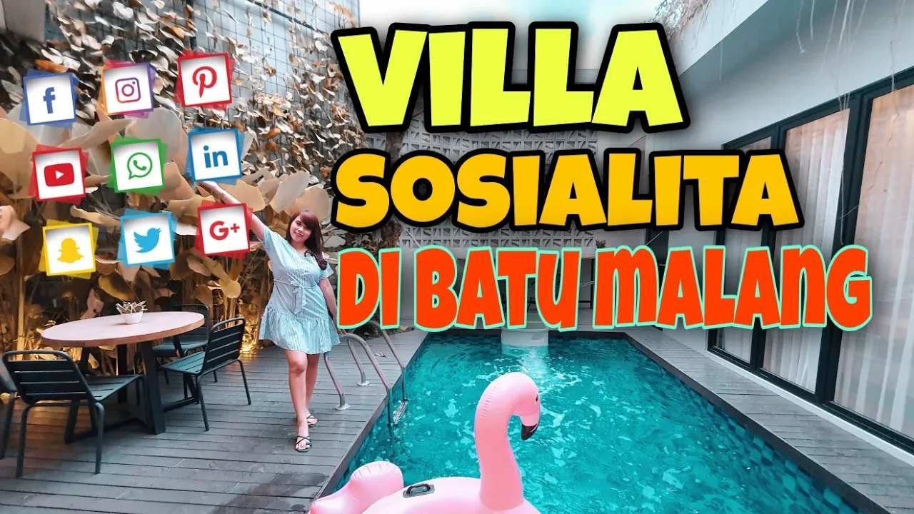 Vlog-2 VILLA PERMATA GARDEN batu malang sewanya 300rb/hari #murah bose. 