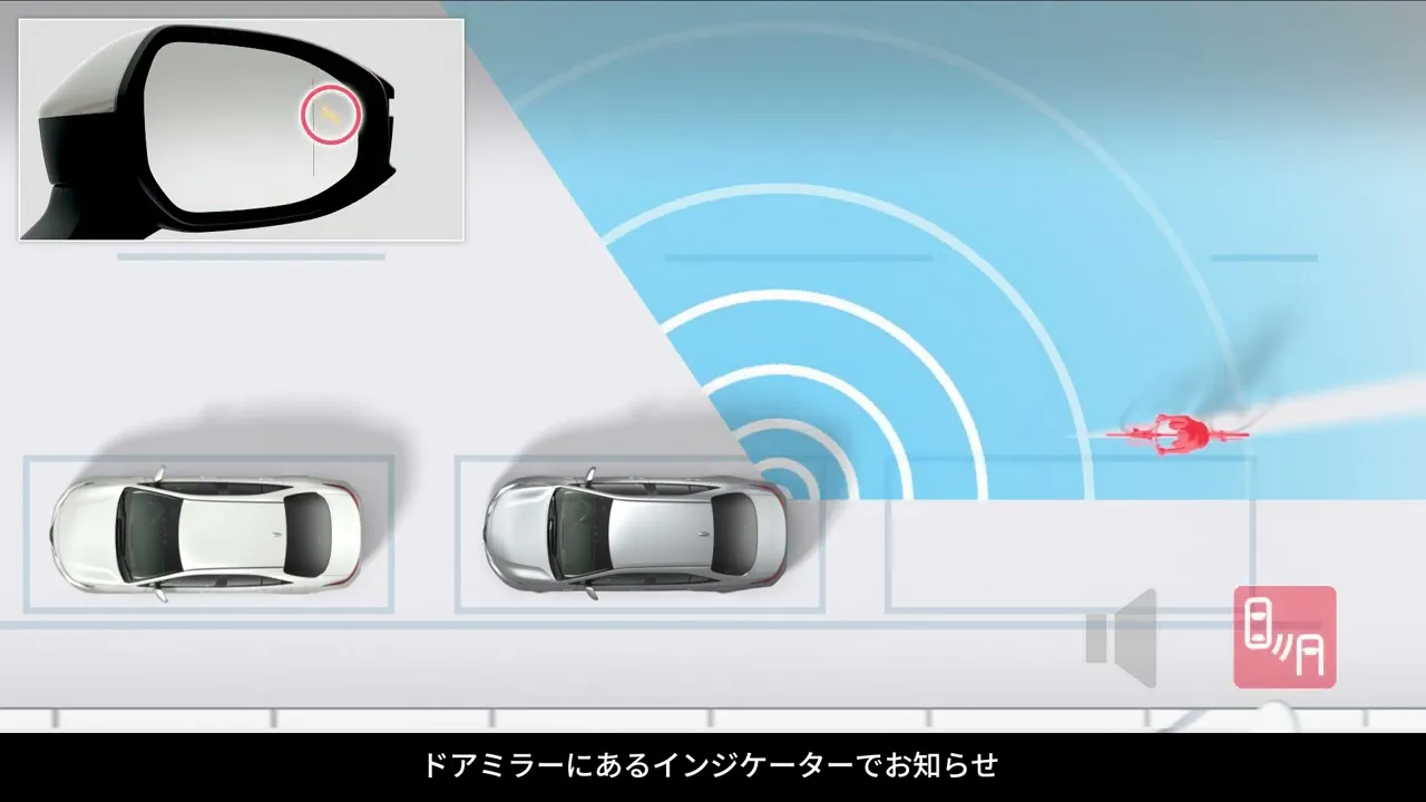トヨタ カローラ ZWE212 / ZWE213 ブラインドスポットモニタセンサ プリウス(2023～)(TOYOTA)のカスタム 後付けブラインドスポット