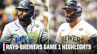 World Series Game 1: Tampa Bay Rays vs. Milwaukee Brewers HIGHLIGHTS | ESPN MLB