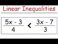 How To Solve Linear Inequalities