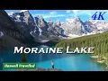 Download Lagu Moraine Lake in Banff National Park, Rocky Mountains - Alberta, Canada 4K Travel Video