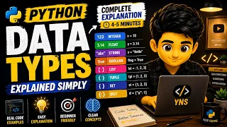 Python Data Types Explained in 5 Minutes Complete Beginner Guide with Real-Life Examples