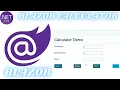 Calculator Demo using Blazor Blazor Calculator Blazor Example