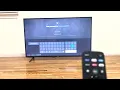 Setting up Set up process of a Vizio Smart TV V505-J09