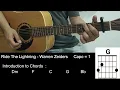 Ride The Lightning | Warren Zeiders | Guitar Tutorial